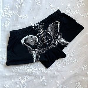 DollsKill skeleton booty shorts